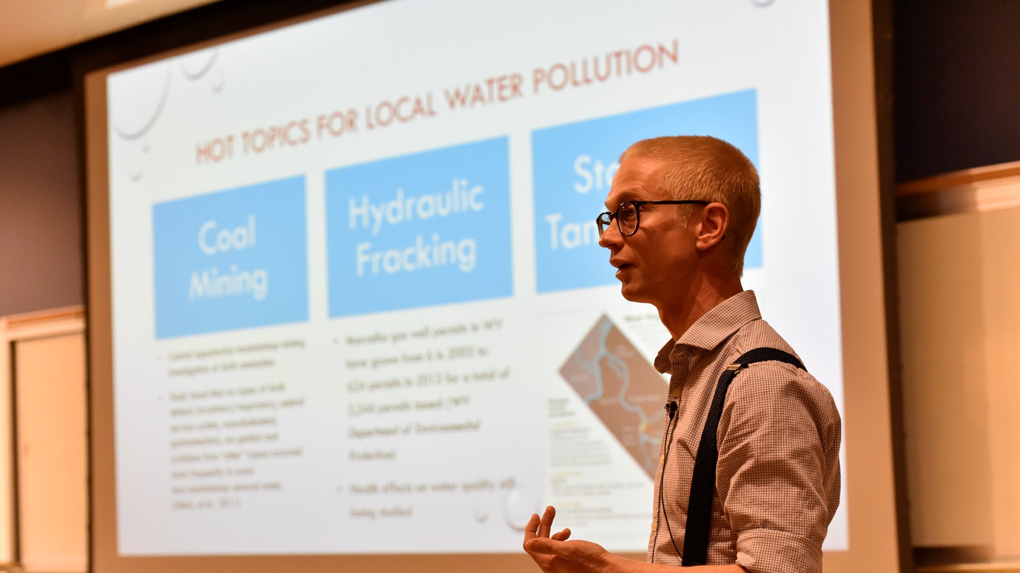 Baus presents water quality information 